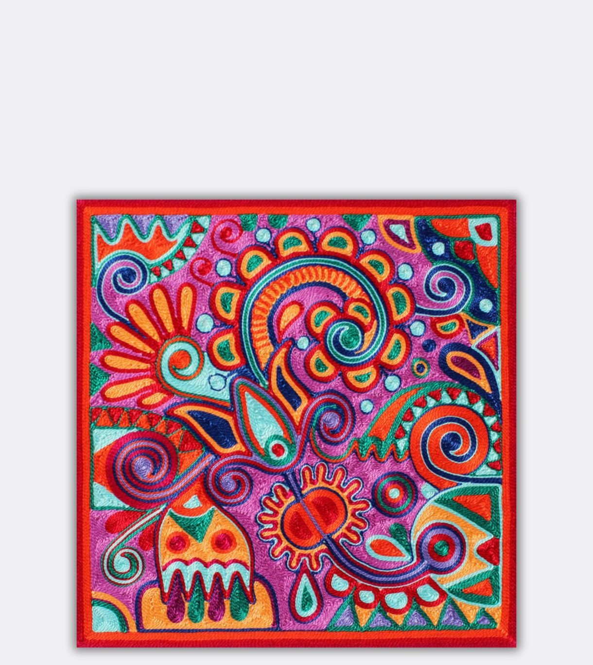 Discover the beautiful art of huichol yarn paintings